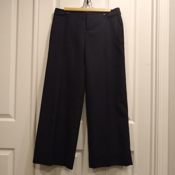 Gap Wool Ankle Trouser Black size 8 - Picture 1 of 9